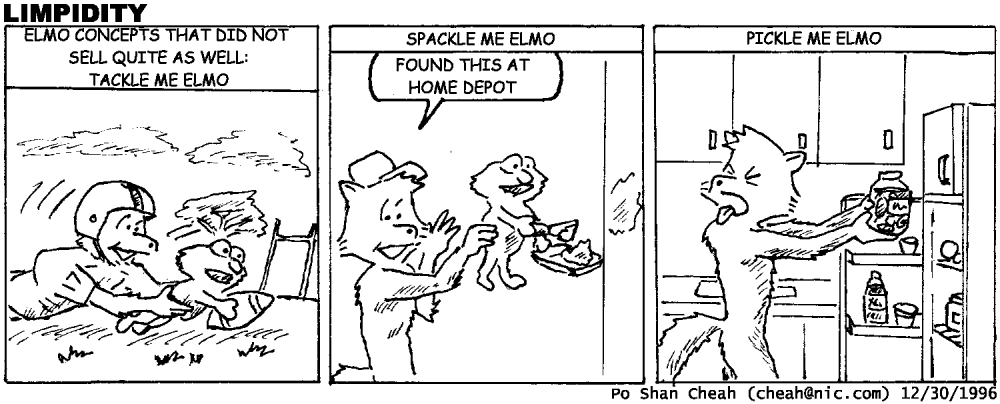 Limpidity #84: Tickle Me Elmo