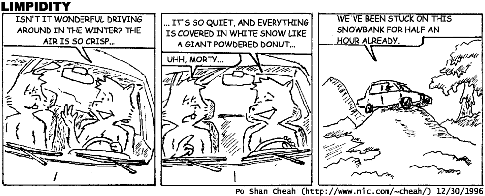 Limpidity #85: Snowbank